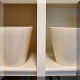 D110. 2 Pottery vases